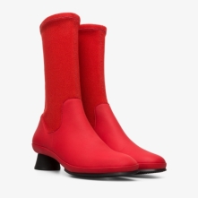 Camper Red Boots Womens - Alright Online Ireland | HUYJE1837